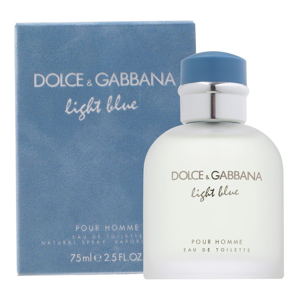 dolce and gabbana light blue men notes